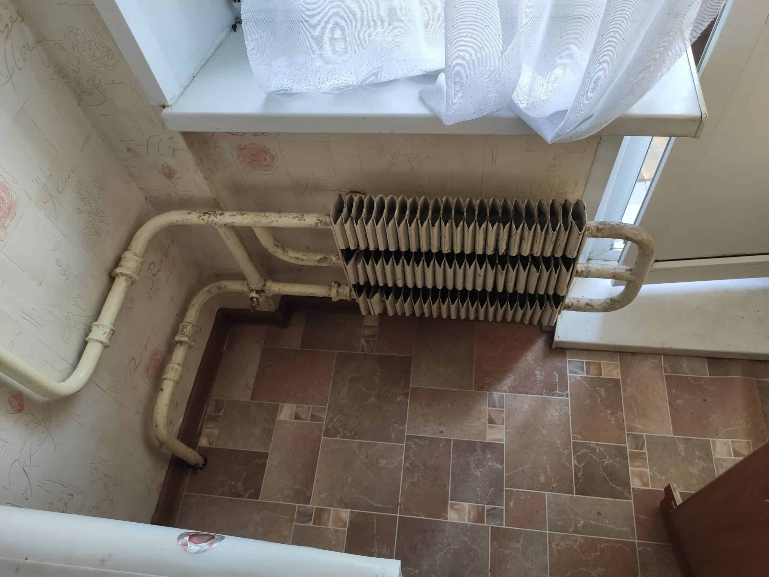 Замена радиатора отопления